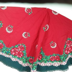 Christmas tablecloth vintage